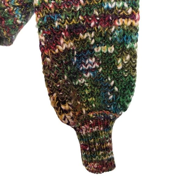 Code x Mode Cropped Crew Neck Chunky Knit Sweater - Picture 3 of 6